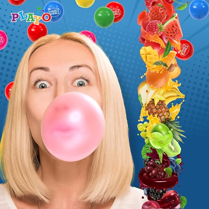 Gumball Machine for Kids 8.5" - Coin Operated Bubble Gum Machine and Toy Bank - Candy Machine Dispenser Includes 85 Gum Balls - Great Candy Dispenser Machine Gift Toys for Girls and Boys - 8.5" (Blue)