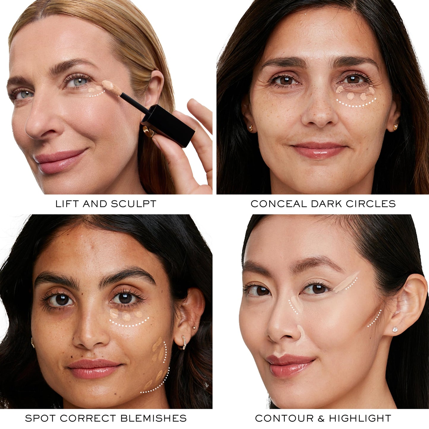 Lancôme Teint Idole Ultra Wear All Over Full Coverage Concealer - Natural Matte Finish & Lightweight Under Eye Concealer - Up To 24H Wear - 110 Ivoire Cool