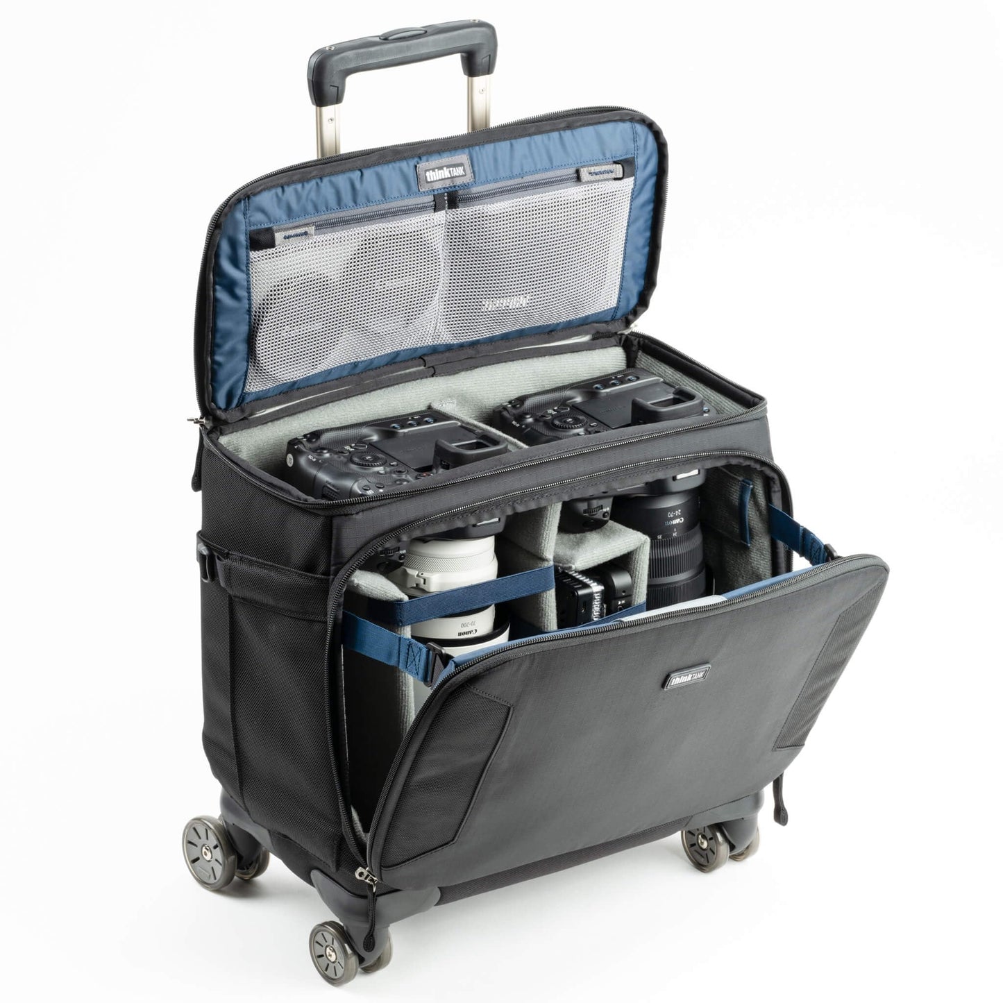 Think Tank Airport Navigator V2, 4 Spinner Wheel Rolling Carry-On Case for Camera, Photography and Video Equipment for Travel