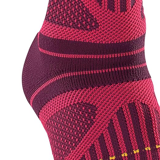 Bauerfeind Sports Ankle Support Dynamic - Ankle Compression Sleeve for Freedom of Movement - 3D AirKnit Fabric for Breathability - Premium Quality & Washable (M, Pink)