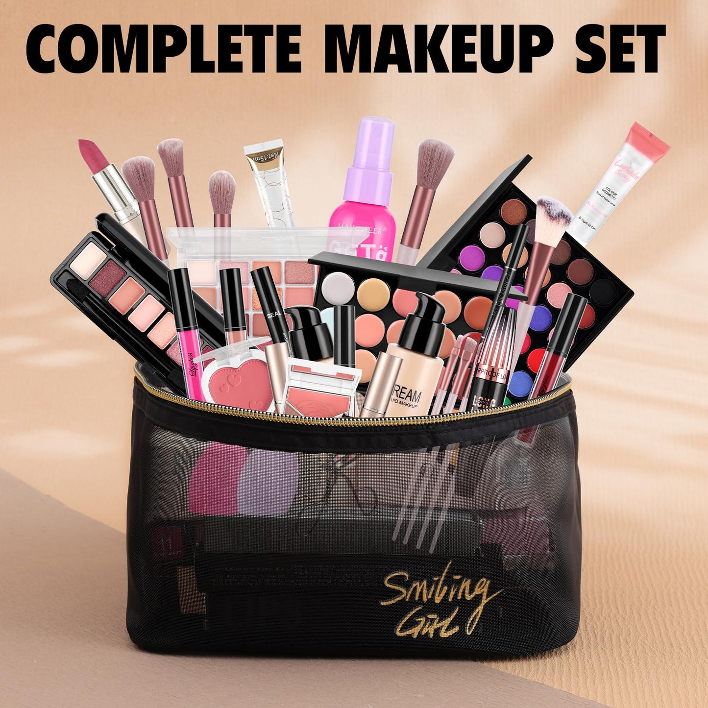 Makeup Kit for Women Full Kit Include Foundation Eyeshadow Palette Makeup Brushes Makeup Sets for Teens Girls, All In One Makeup Gift Set for Women and Beginner, Thank You Gifts, Graduation Gifts