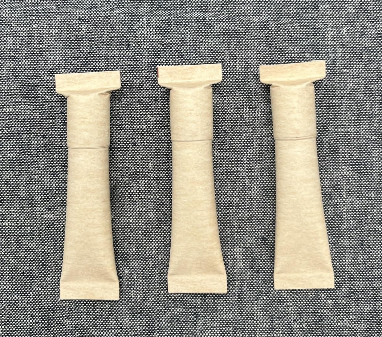 GreenWay 0.21oz/6g Squeeze-Up Eco Paper Lip Balm Tubes - 100% Compostable Empty Lip Gloss Tubes - Pack of 12 DIY Cosmetic Containers - BPA-free Post-Consumer Waste Paper with Oil-Resistant Lining