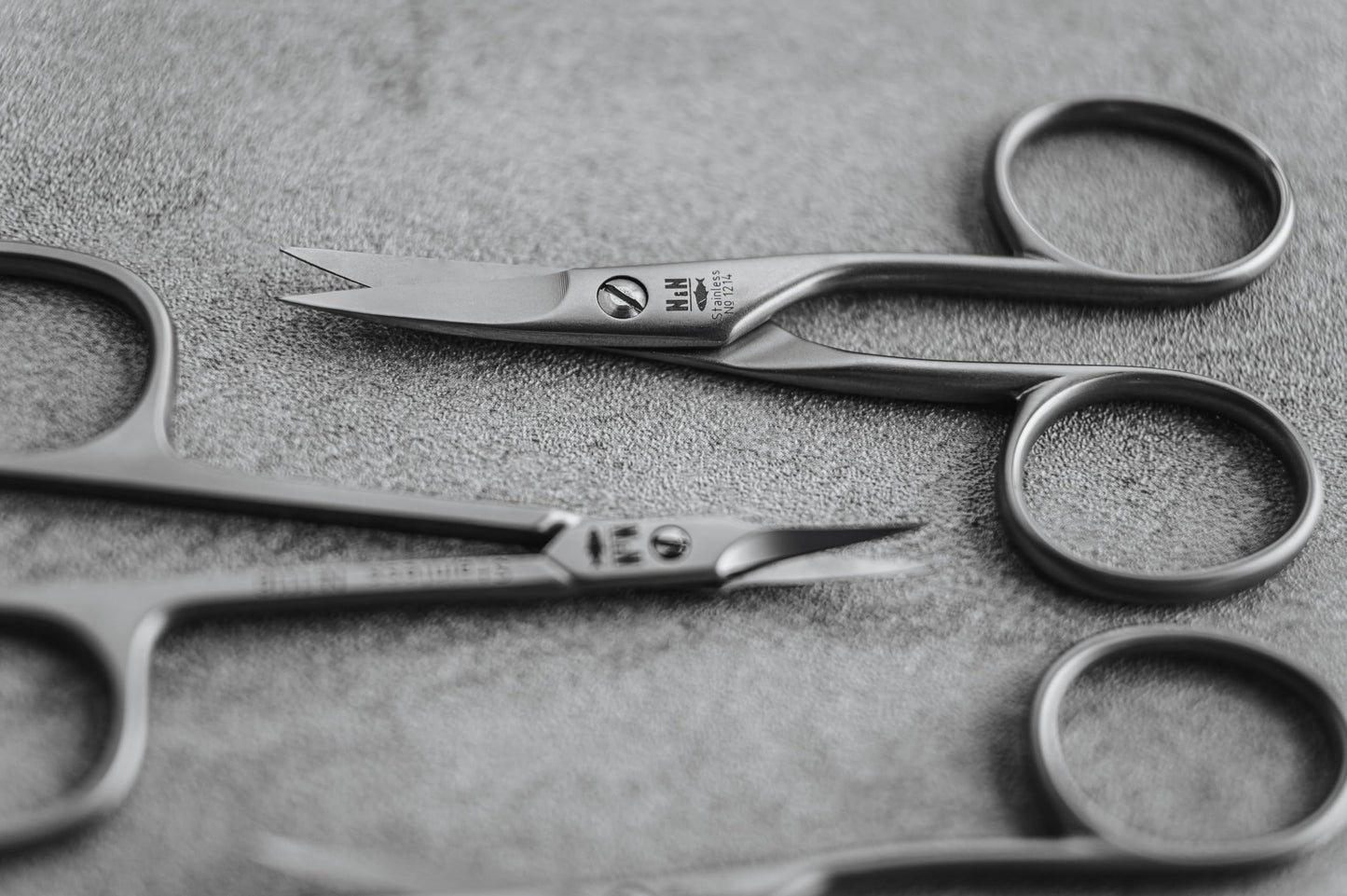 Premium European Nail and Cuticle Scissors by NN Knives - Trusted Family Business Since 1971 (Nail, Professional, Stainless Steel)