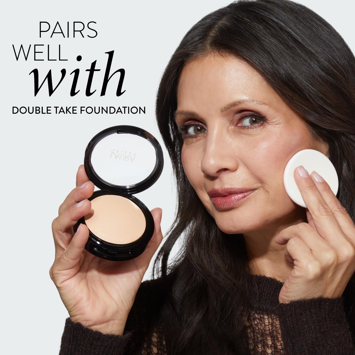 LAURA GELLER Double Take Baked Full Coverage Foundation Replacement Sponges, Set of 3 | Versatile Makeup Sponges for Foundation, Use Wet or Dry, Buildable Coverage