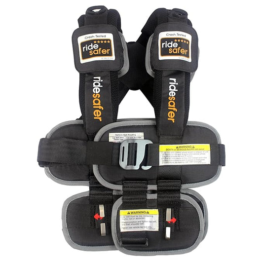 RideSafer - Extra Large Black, Lightweight, Compact, Portable Car Seat - Perfect for Travel and Everyday Child Safety