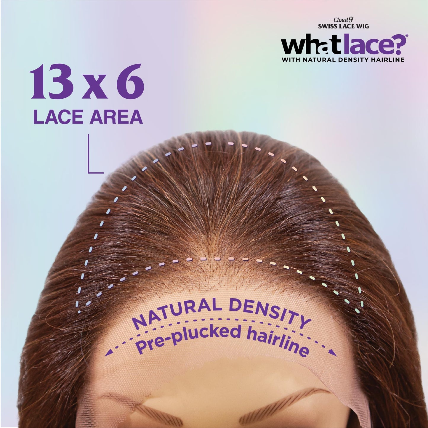 Sensationnel What Lace 13X6 Wigs - Glenna Lacefrontal Hand Tied Glueless Synthetic With Natural Density Preplucked Hairline (1B OFFBLACK)
