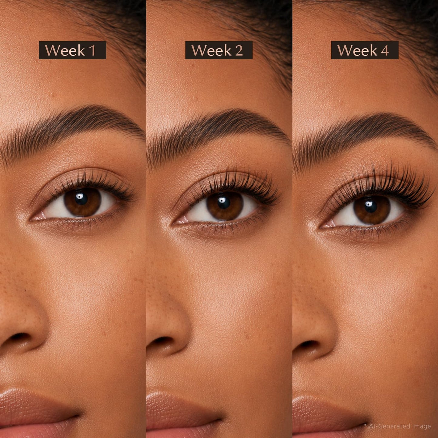 Lash Serum for Eyelash Growth: Peptide And Biotin Nourishing Enhancing Formula For Sensitive Lashes And Brows - Gentle Premium Vegan Cruelty-Free For Longer Thicker Looking Lashes