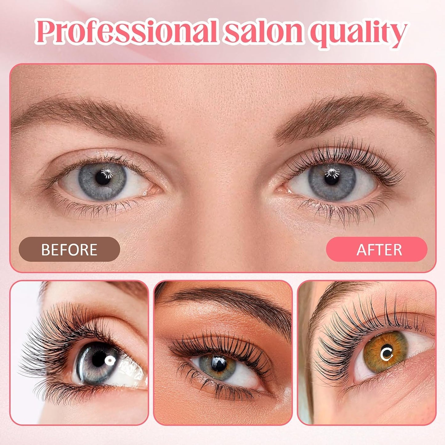2026 Upgraded Lash Lift Kit for Perming,Curling and Lifting eyelashes,Semi-Permanent Salon Grade Supplies for Beauty Treatments,Includes Eye Shields,Pads and Accessories