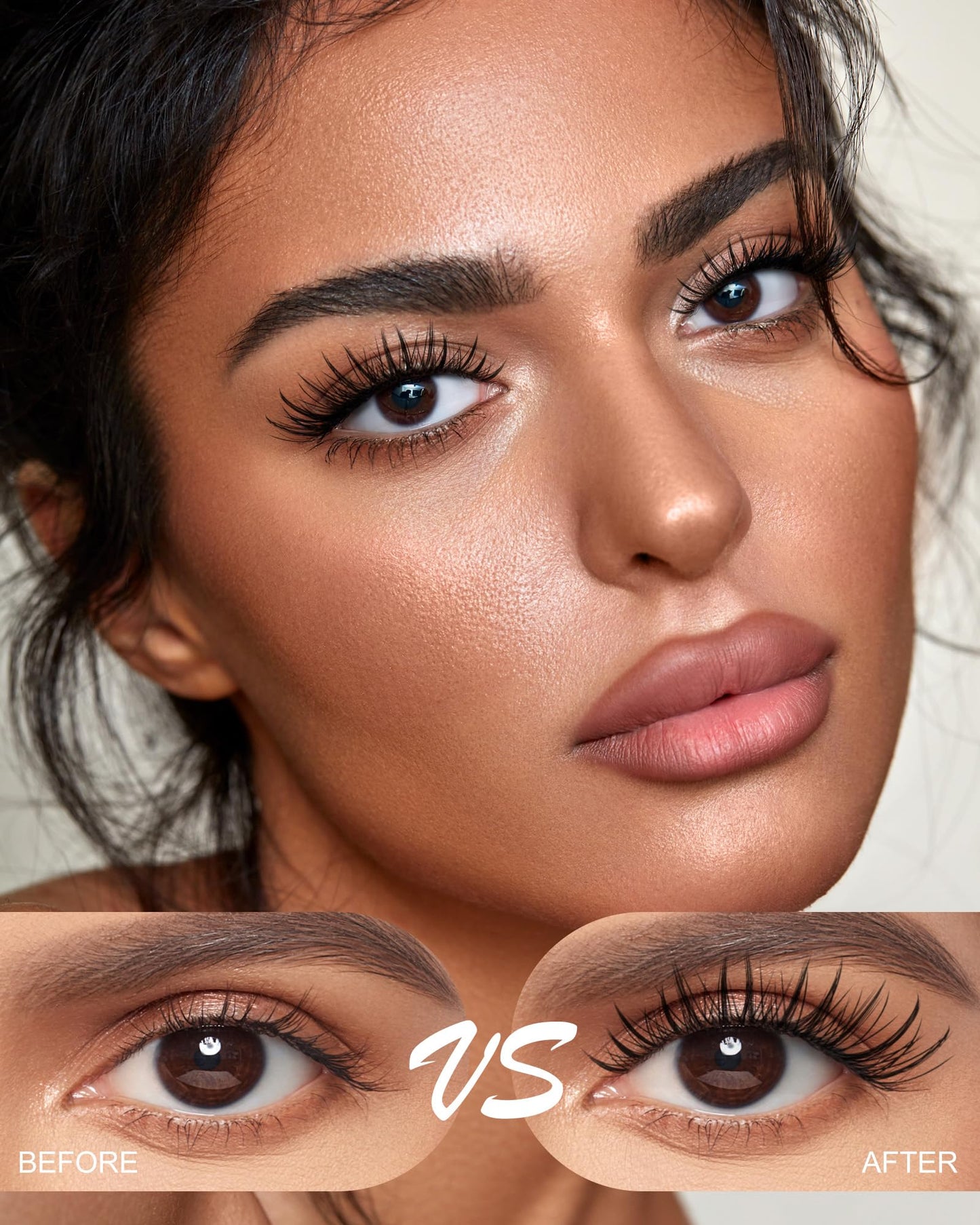 Aphrodite Lash Clusters Wispy Natural 8-18mm Eyelash Clusters Extension Kit - WideSpan DIY False Lash Extensions Spiky Lashes Individual Lashes with Ultra-Thin Invisible Wide Lash Band