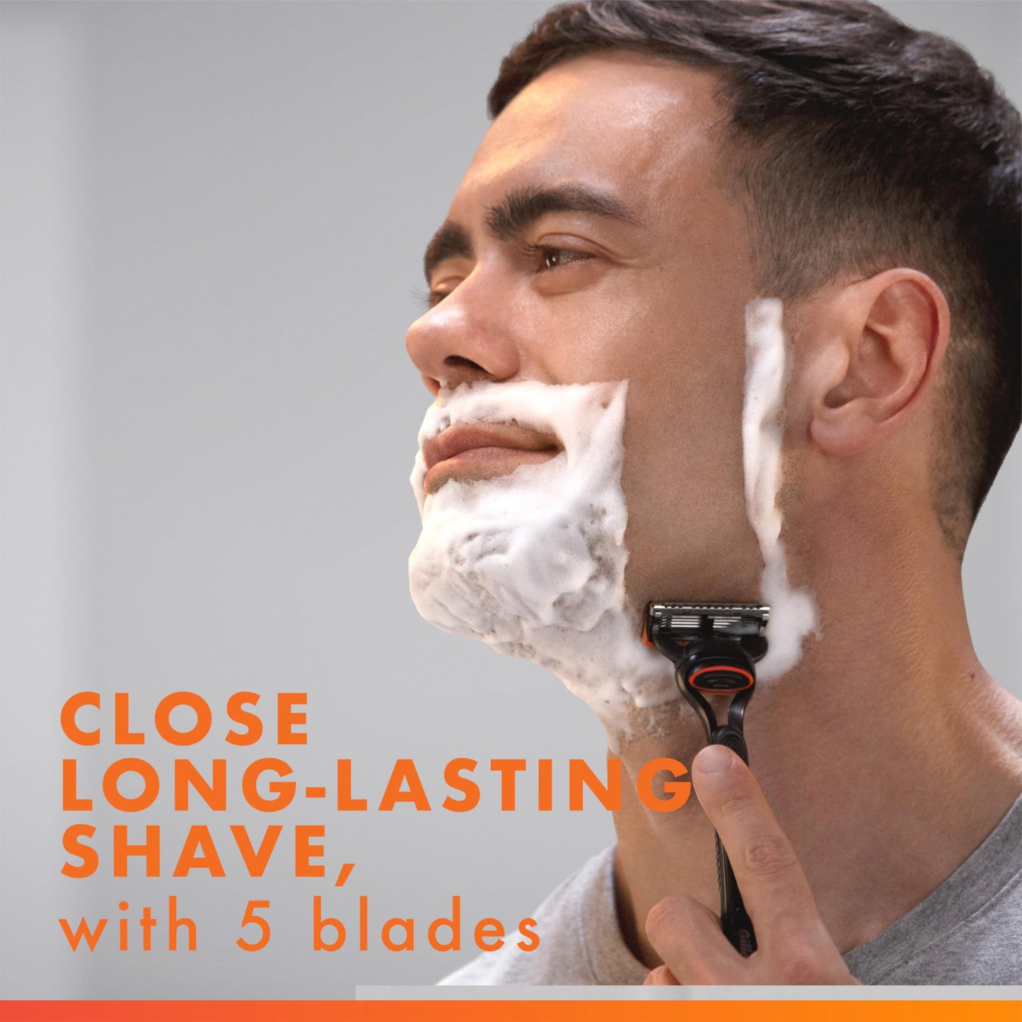 Gillette Fusion5 Razor for Men, 5-Blade, 1 Razor Handle, 3 Blade Refills