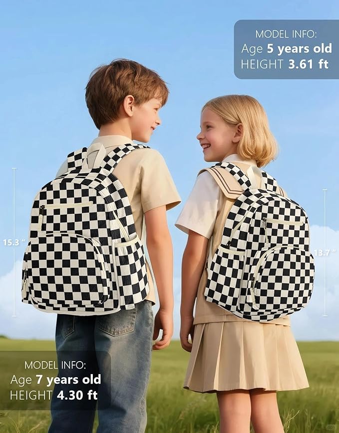 Corduroy Toddler Backpack for Boys 2-5, Cute Kids Backpacks Boys - Preschool Kindergarten Backpack 13.7" H Fit Folder