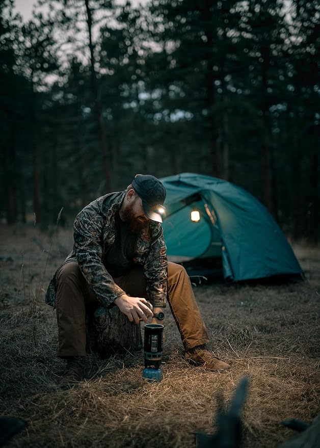 Princeton Tec Fred Headlamp 200 Lumens Dimmable Ultrabright White LED, IPX4 Water Resistance and 41 Hour Burn Time, Perfect for Hiking, Camping, Hunting, Fishing, and Safety Preparedness, Tan