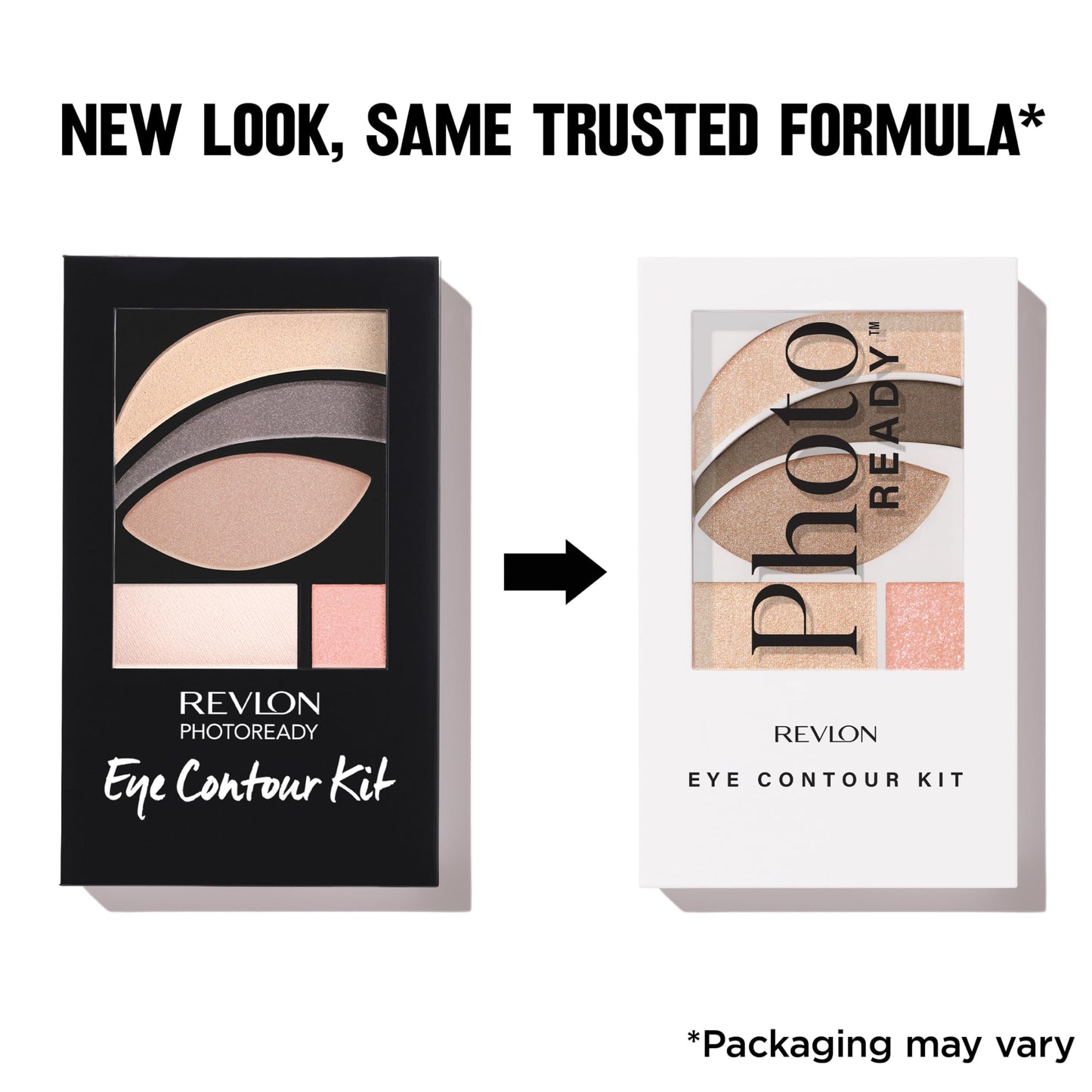 Revlon PhotoReady Eye Contour Kit Neutral Eyeshadow Palette, Wet/Dry Shimmer, 5 Shades, Double-Ended Brush, PACKAGING MAY VARY, 505 Impressionist, 0.1 oz