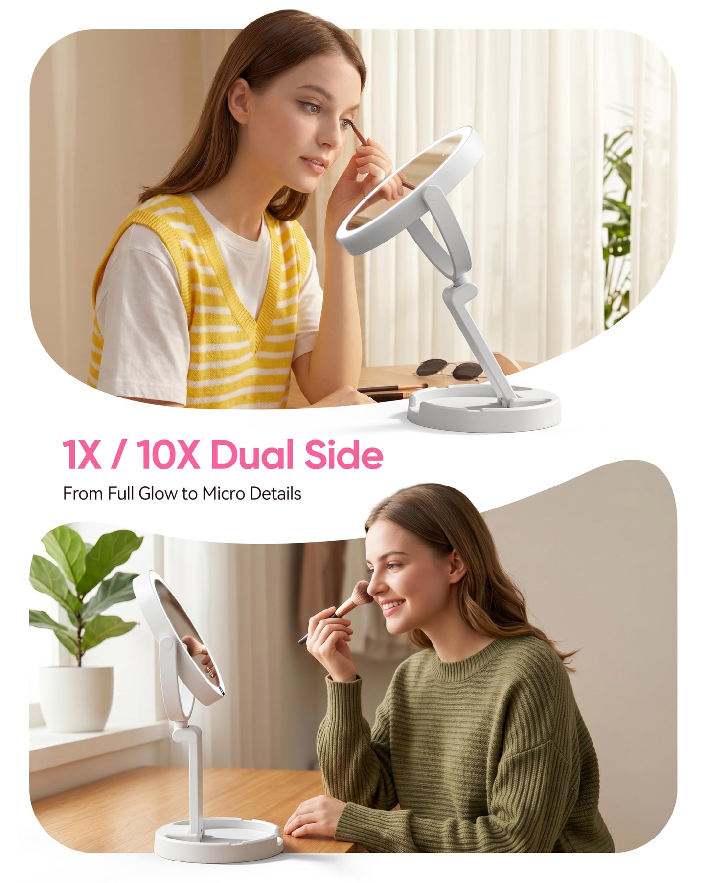 eeuuty Makeup Mirror with Lights 2026 New