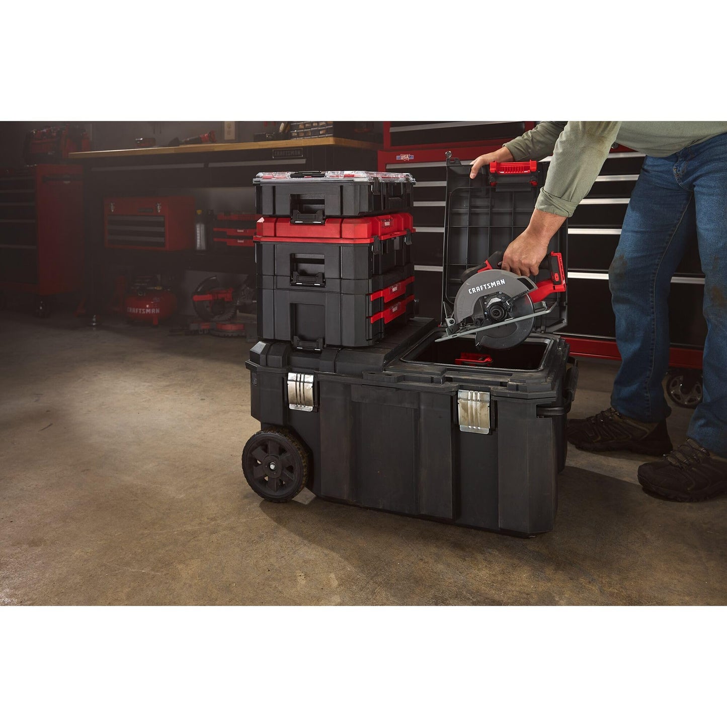 CRAFTSMAN VERSASTACK 30 Gallon Quick-Access Rolling Tool Chest (CMST17870)