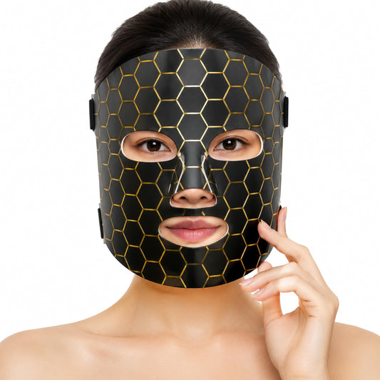 Red Light Therapy Mask for Face, Near Infrared 850nm, Anti-Aging Wrinkle Reduction & Acne Treatment, At-Home Skin Rejuvenation Beauty Device for Women & Men