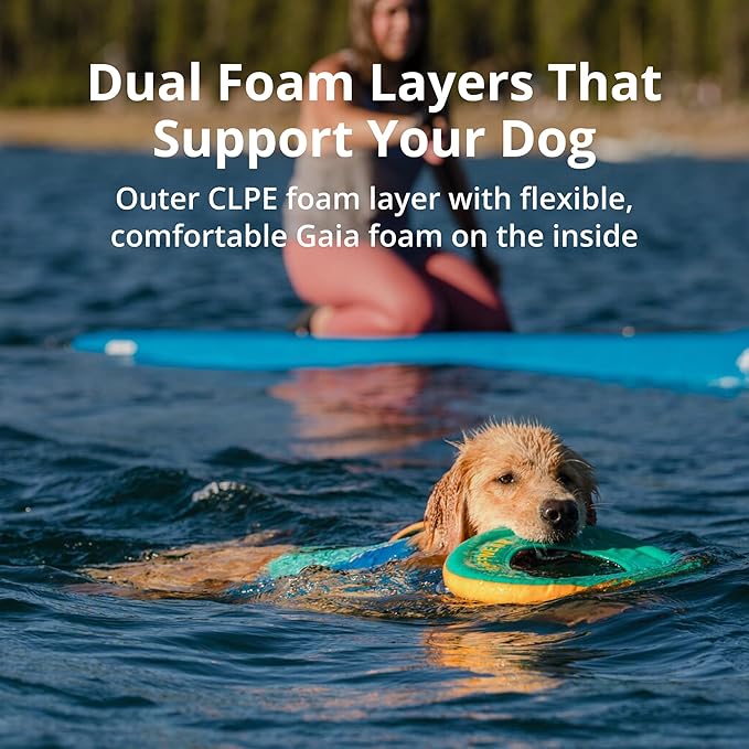 Ruffwear, Float Coat Dog Life Jacket, Premium Buoyancy Swim Vest with Lift Handle, Secure Fit & Reflective Trim, Adjustable Flotation for Swimming, Boating, & Outdoor Adventures, Purple Lily, XX-Small