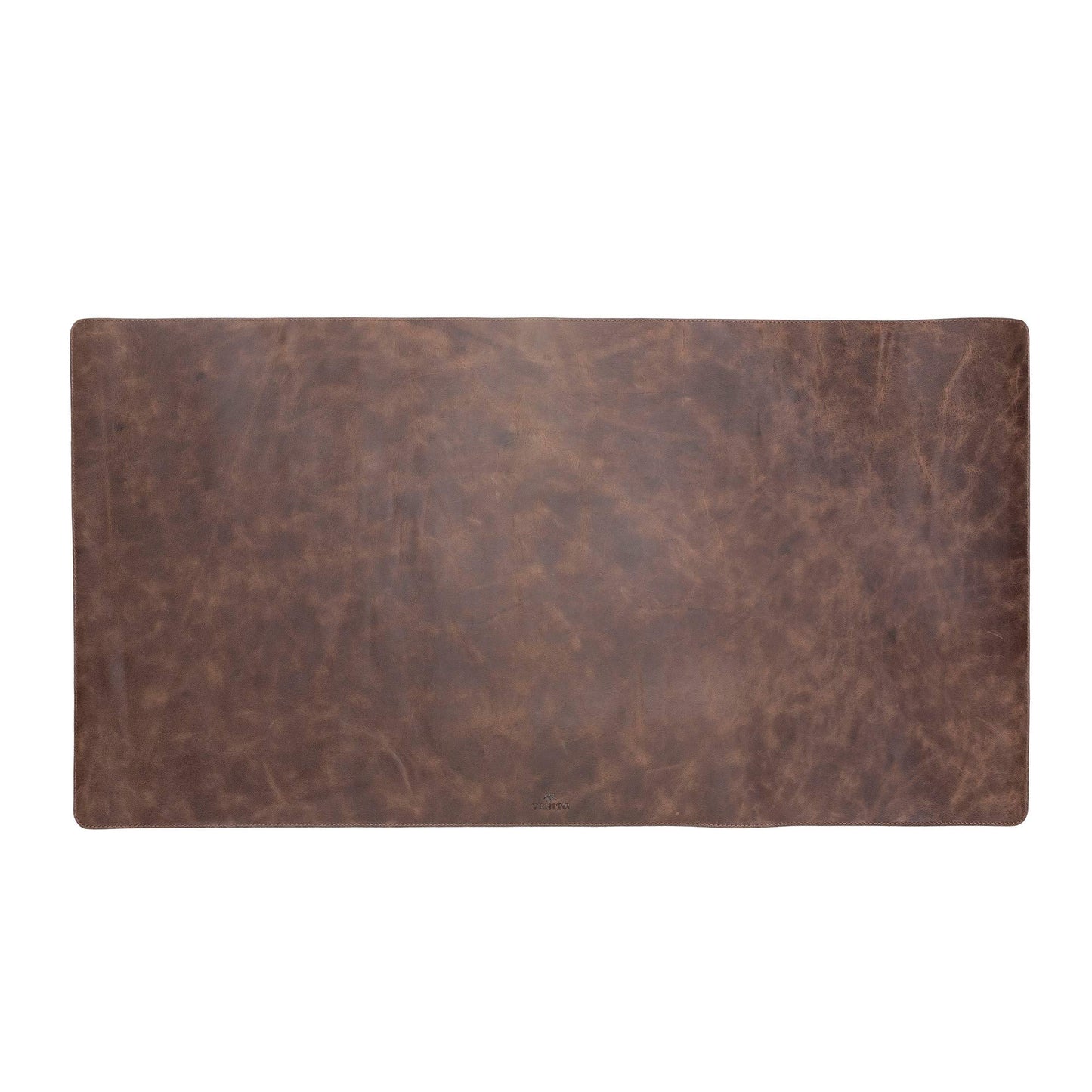 Venito Premium Leather Desk Pad Mat (36 X 19 inch) - Large Desk Mat for Keyboard and Mouse Home Office Accessories (Coffee Brown)