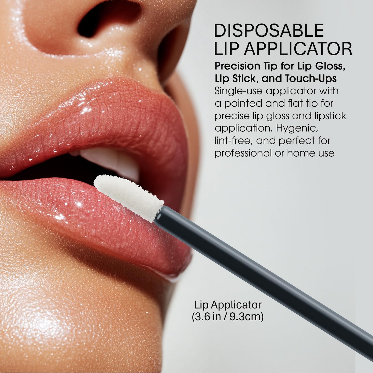 OR KO Disposable Makeup Applicator Kit with Spatulas, Lip Applicators, Eyeliner Brushes, Sponge, Eye Brow & Mascara Brush Includes Portable Collapsible Trash Bin Ideal for Makeup Artist