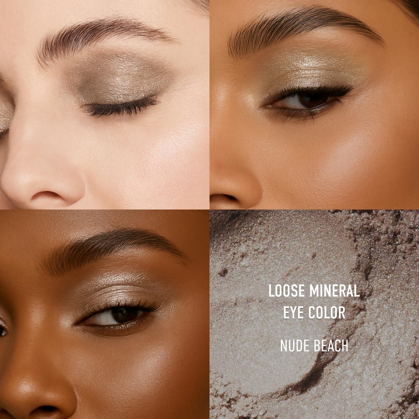 bareMinerals Single Loose Mineral Eyeshadow, Nude Beach, Vegan, Cruelty-Free & Dermatologist-Tested