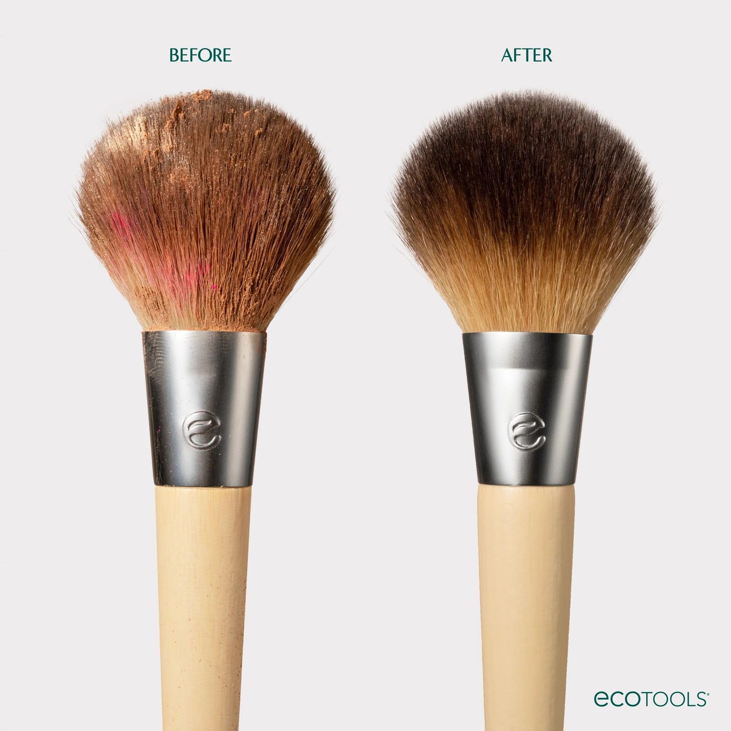 EcoTools XL Makeup Brush + Sponge Shampoo, Remove Makeup & Impurities From Tools, Sponges, & Puffs, Fragrance-Free Brush Cleanser, No Harsh Chemicals, Vegan, & Cruelty-Free, 16 fl. oz./473 ml Bottle
