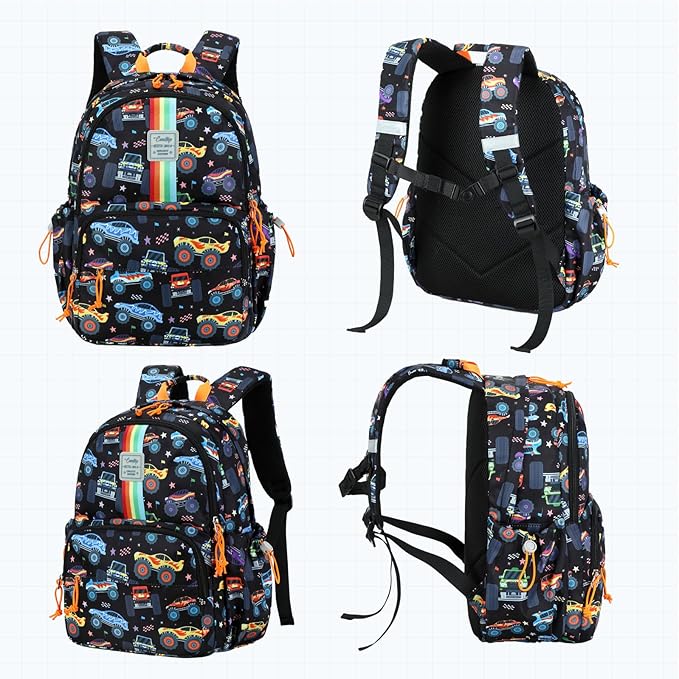 CAMTOP Backpack for Kids, Boys Girls Preschool Backpacks with Lunch Box Toddler Kindergarten School Bookbag Set