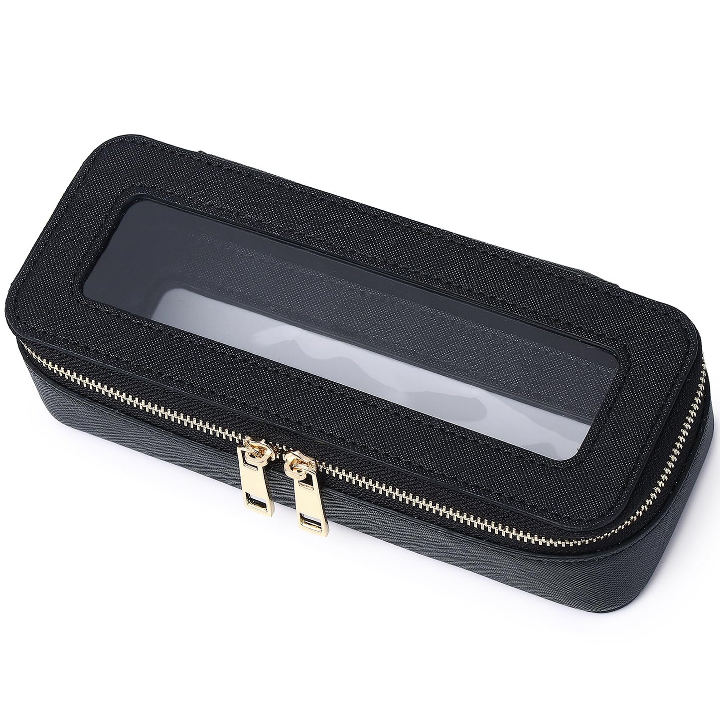 Pinkmik Makeup Brush Case, Black, SLIM