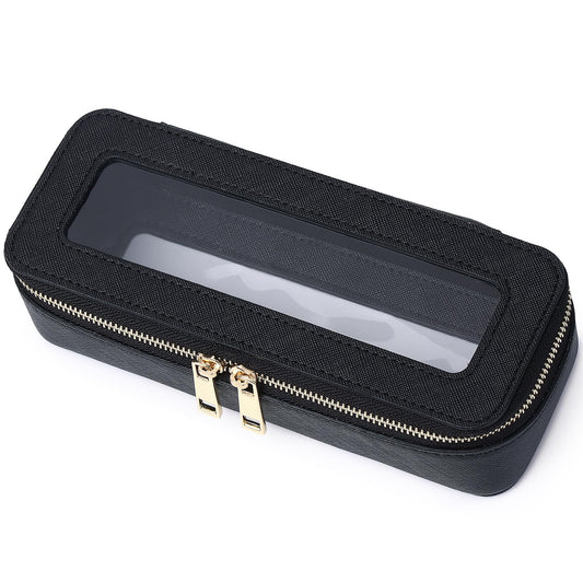 Pinkmik Makeup Brush Case, Black, SLIM