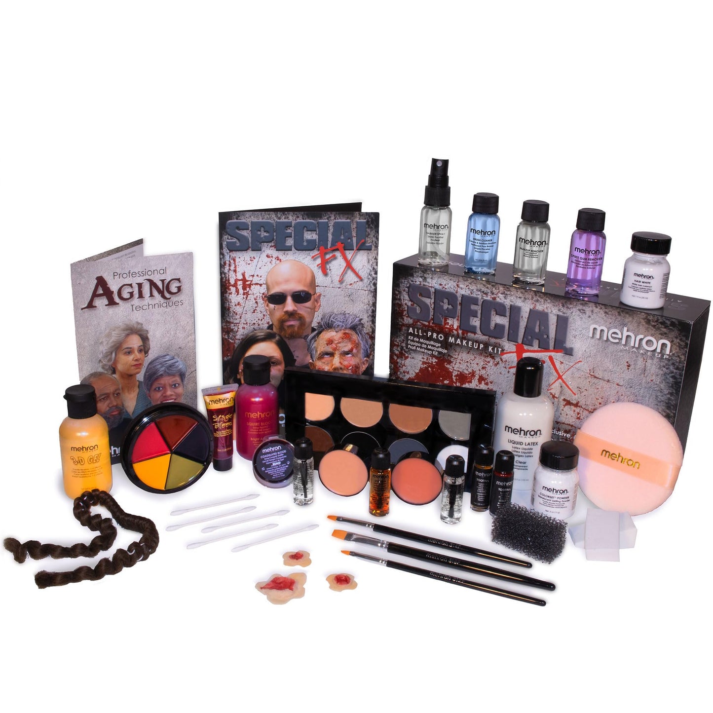 Mehron Makeup Special FX All-Pro Makeup Kit | Complete Professional Stage Kit | Special Effects for Theatre, Halloween, & Cosplay | Made in the USA