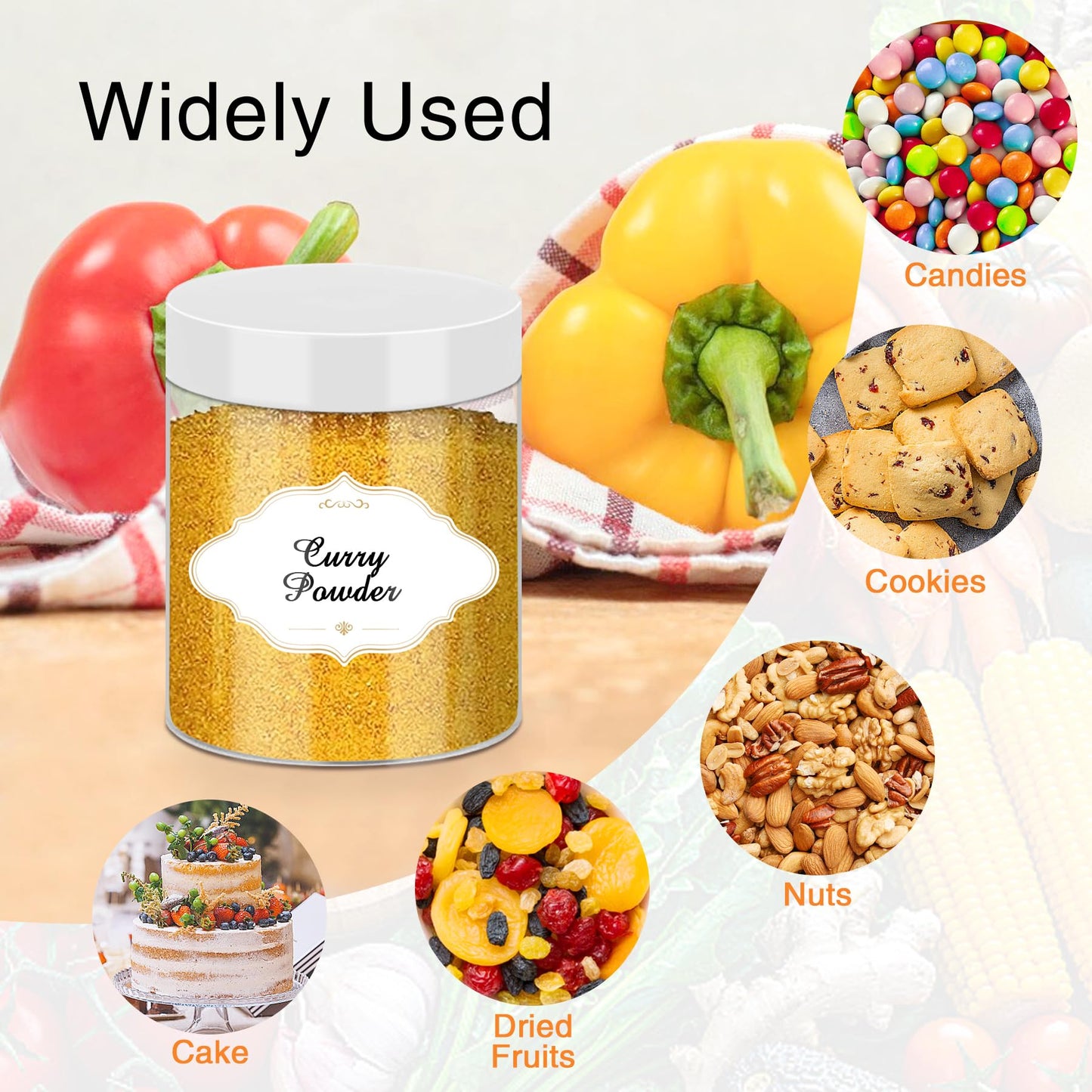 PeacePeo 8 OZ Plastic Jars, 48 Pcs Clear Plastic Jars with Lids Stackable Leakproof Storage Containers Jar Clear Empty Slime Containers with White Lids for Kitchen and Household Food Storage