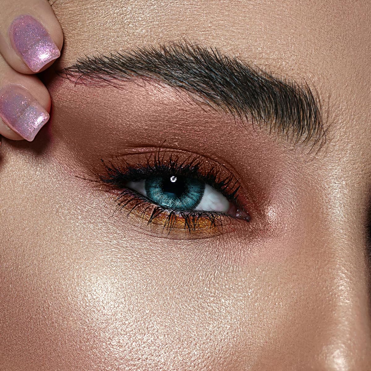 CONTEXT SKIN Shimmer Eye Stick - Crossfire | Creamy, Pigmented Copper | Eye Shadow Sticks for Effortless & Durable Wear | Radiant Application for Gorgeous Day & Night Looks | Easy-to-Apply