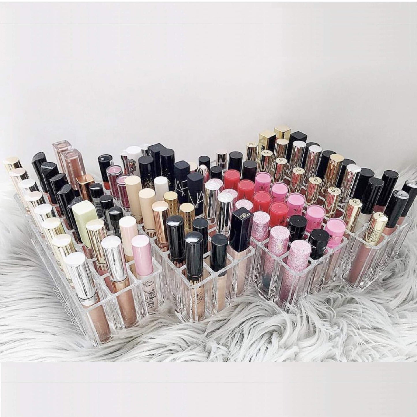 byAlegory Acrylic Lip Gloss Makeup Organizer | 24 Spaces