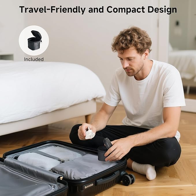 Cable Matters Type D Travel Adapter, US to India Plug Adapter, Works in India, Nepal, Bangladesh, and More, CE & RoHS Certified