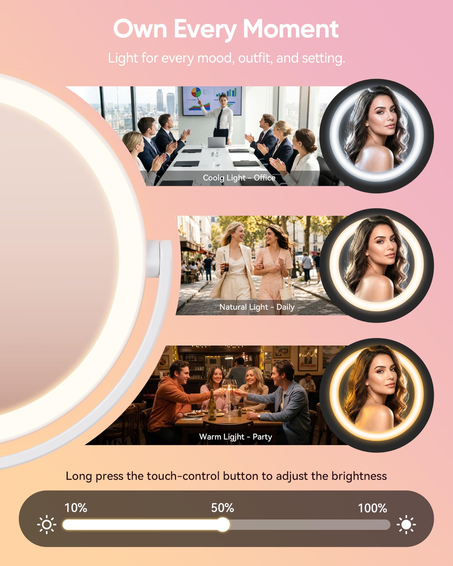 eeuuty Makeup Mirror with Lights 2026 New