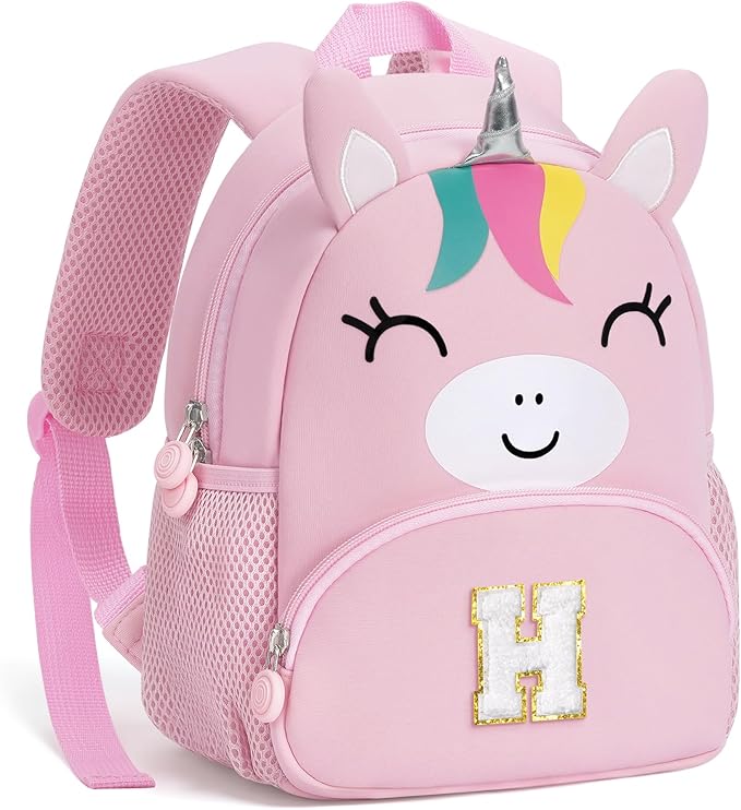 YOOLIFE Small Backpack for Toddler - Kids Gifts for Toddler, Pink School Unicorn Backpack for Kids Daughter Granddaughter | Birthday Gifts for 2 Year Old Pink H