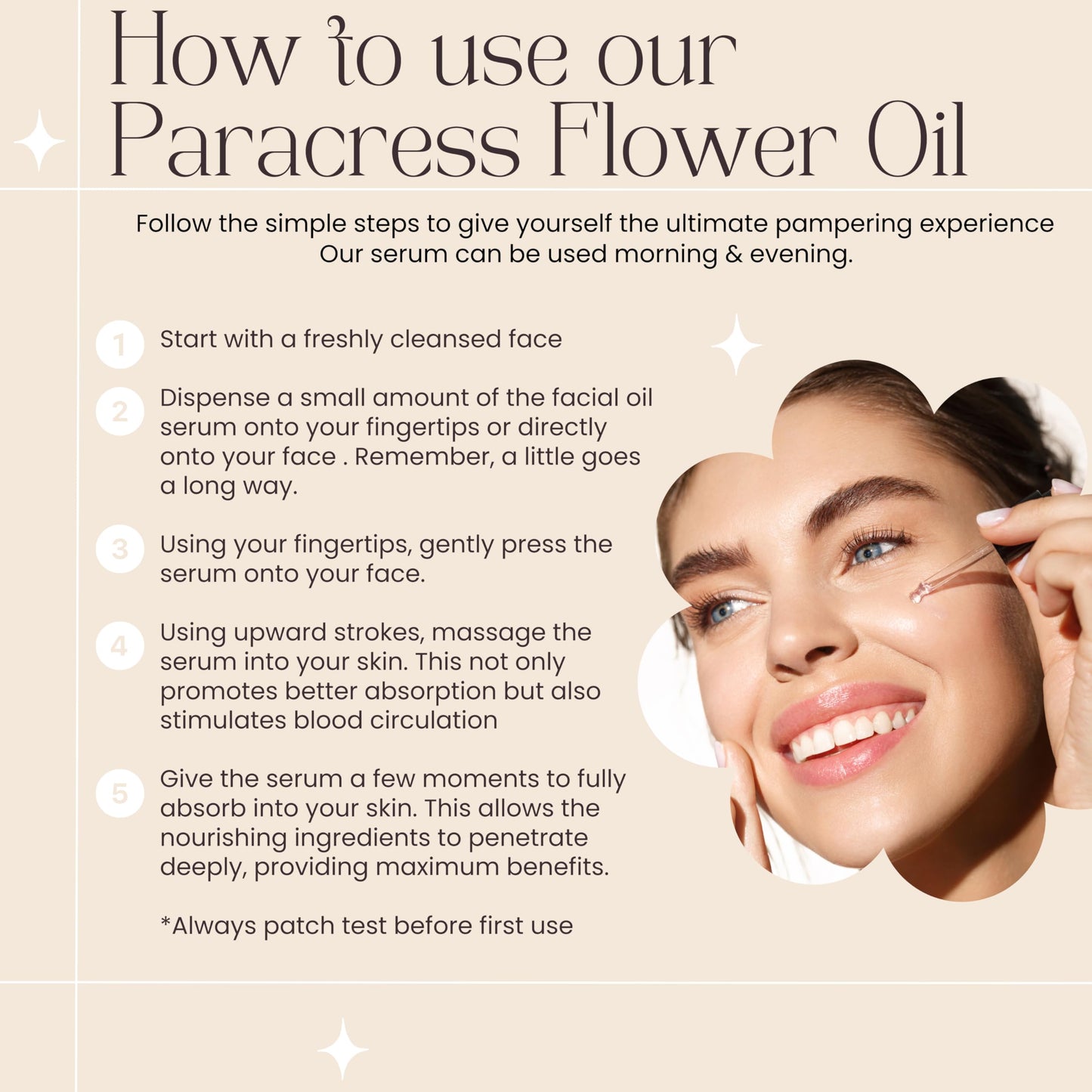 100% Organic Paracress Flower Spilanthes Facial Oil Serum for Face MCT Coconut Oil Infused with Paracress Spilanthes Acmella Oleracea Flowers for Anti-Aging Anti-Wrinkle Moisturizing Miracle 1 Fl Oz