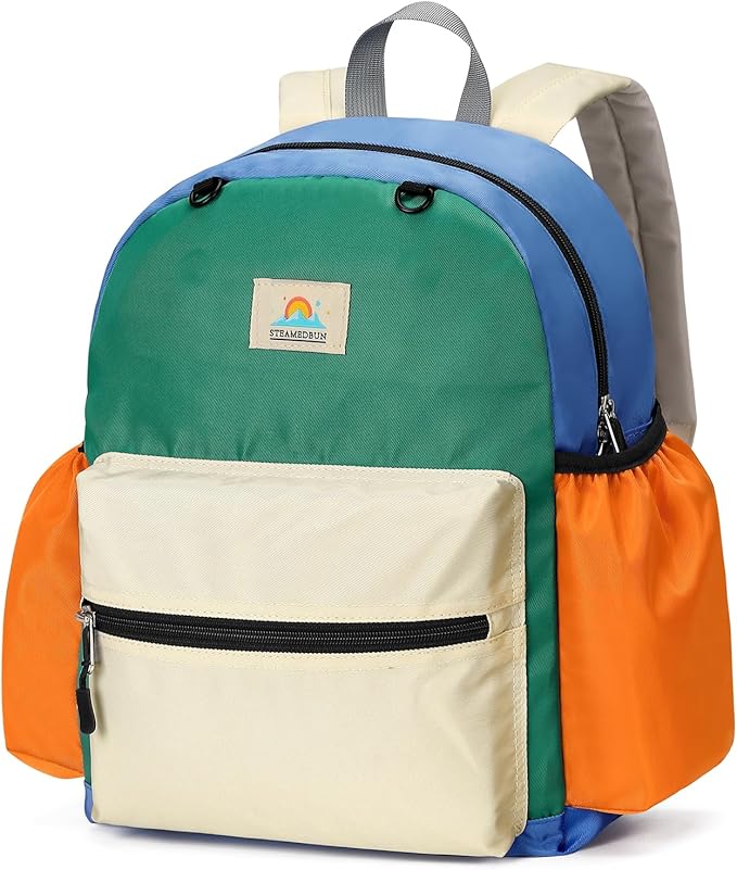 STEAMEDBUN Kids Backpack for Boys 4-6: Boys Backpacks for Elementary - 15 inch Backpack for Kindergarten