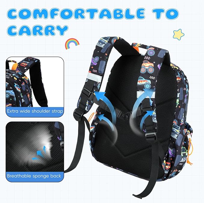 CAMTOP Preschool Backpack for Kids Boys Girls Toddler Backpack Kindergarten School Bookbags for Age 3-8