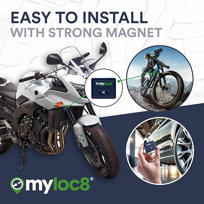 GPS Tracker for Vehicles with Magnet – 4G LTE Real-Time Location Device with App, Long Life Battery – Anti-Theft GPS Tracker for Car, Motorcycle, Scooter, Bike (Subscription Required)
