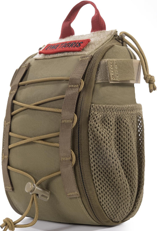 OneTigris Large IFAK Pouch, Tactical MOLLE Medical Bag with Internal Organizers, Rip-Away EMT Trauma Kit Pouch for Outdoor Hiking, Camping, Hunting & Emergency Prep (Empty)