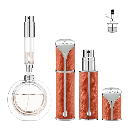 Travalo AQUA Perfume Travel Refillable Bottle, Bottom Filling Fragrances Perfume Atomizer, Mini Cologne Dispenser, Portable Sprayer for Women Men, Gift
