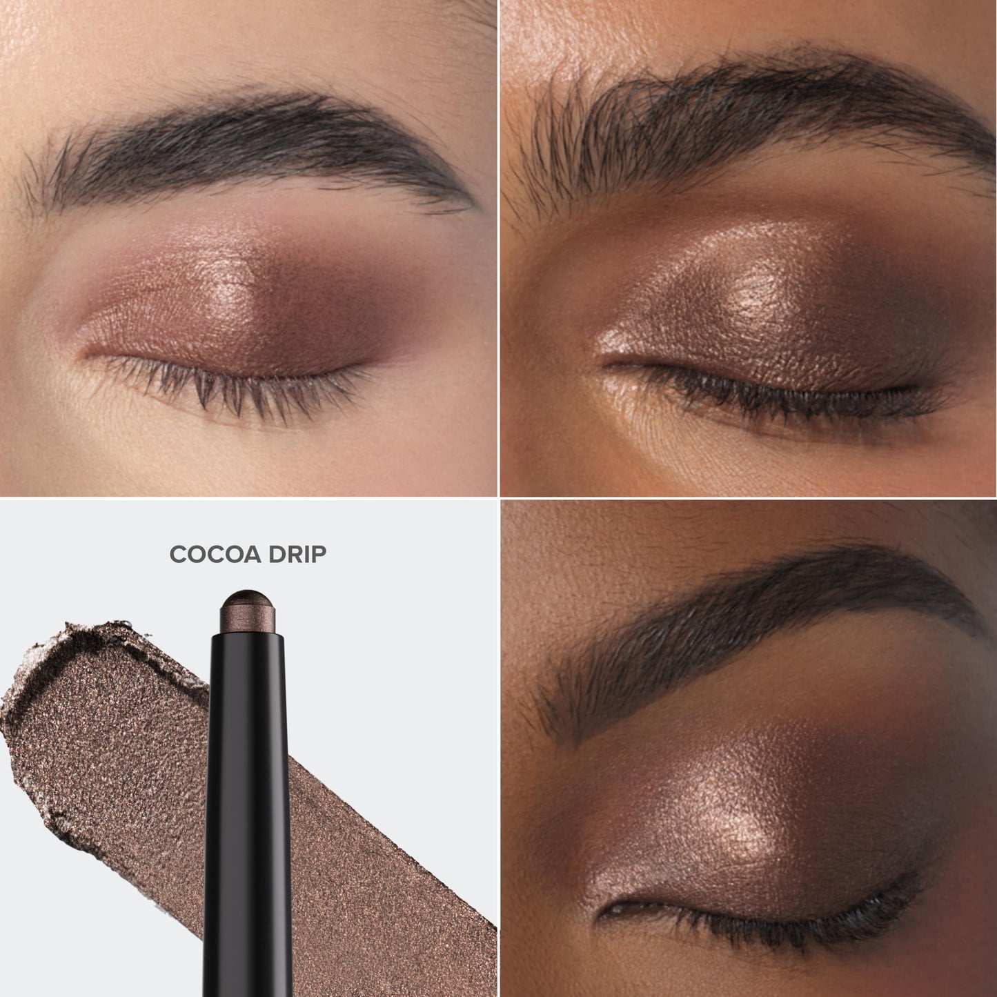 Anastasia Beverly Hills GLIDR Shadow Stick - Luxury Cream-to-Powder Eye Color, Intense Shimmer & Matte Finishes for One-Swipe Radiant Eyes - Cocoa Drip