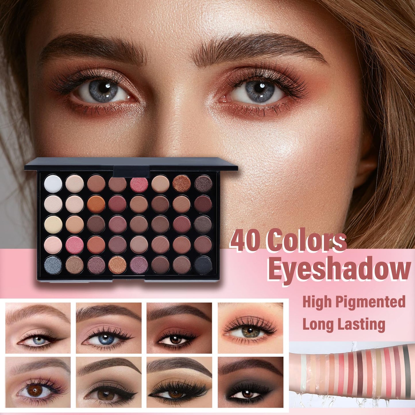 Makeup Set for Women, Makeup Kit for Beginners Teen Girls, Makeup Gift Set for Teens, Makeup Kit for Girls, Eyeshadow Palette, Lip Gloss, Face & Eye Make up