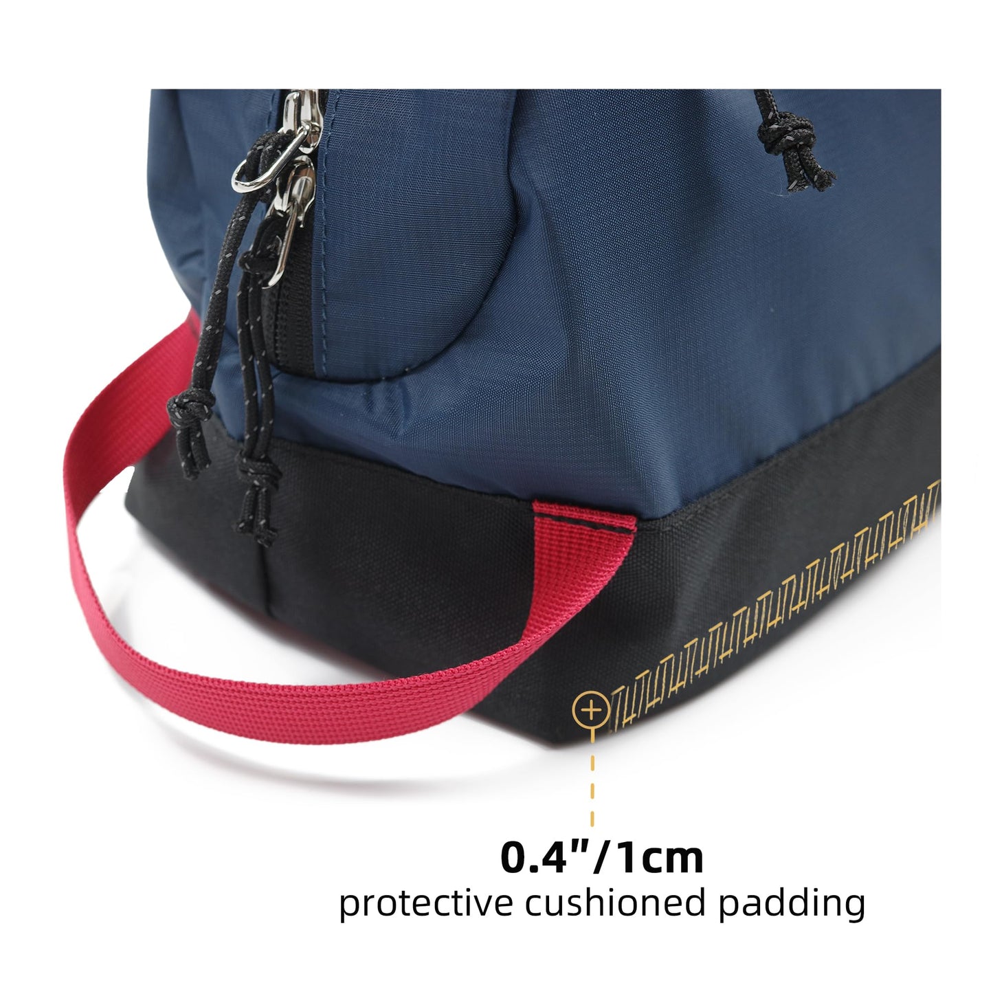 kalgoTeal Travel Toiletry Bag 8L, Large Packing Cube with Waterproof TPU Wet/Dry Compartment