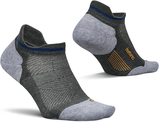 Feetures Elite Golf Max Cushion Tab Ankle Socks - Sport Sock with Targeted Compression