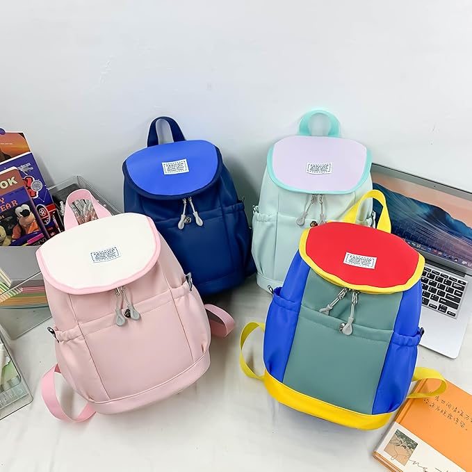 Toddler Backpack for Boys and Girls Age 3+, Lightweight Small Kids School Bag for Kindergarten, Daycare, Travel (Blue)