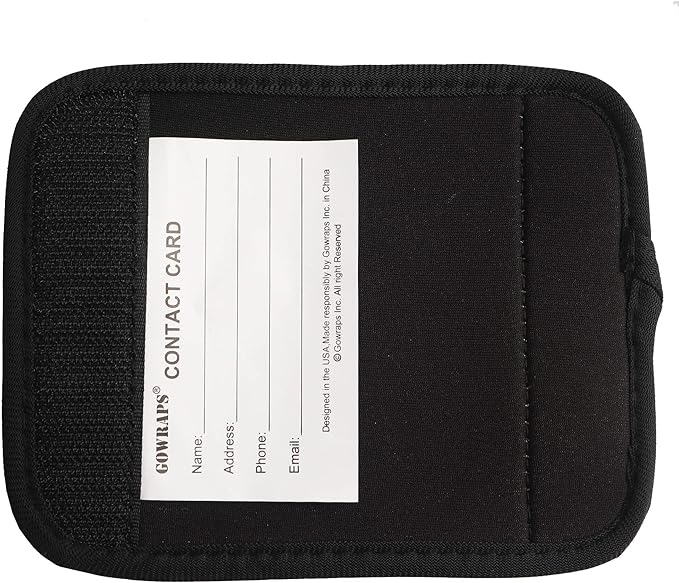 Neoprene Luggage Handle Wraps for Traveling Bright Color Luggage Tags|Handle Wraps|Handle Covers (Blue)