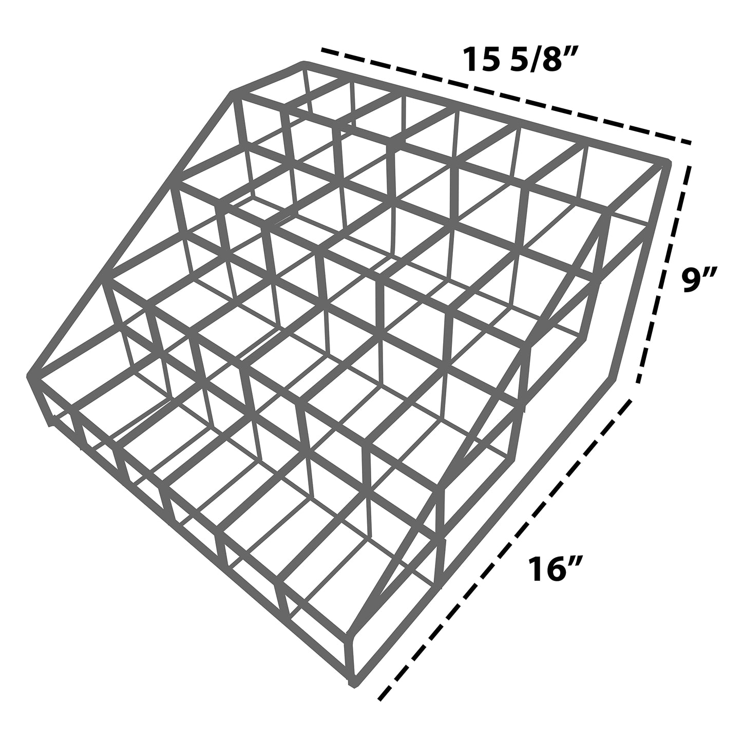 CuteBox Company Clear Acrylic 4 Tier 24 Bin Organizer (16" x 15.5" x 9.5") for Retail, Merchandise, Display, Jewelry, Repair Parts, Beads, Trinkets, Tchotchkes, Storage, Organization