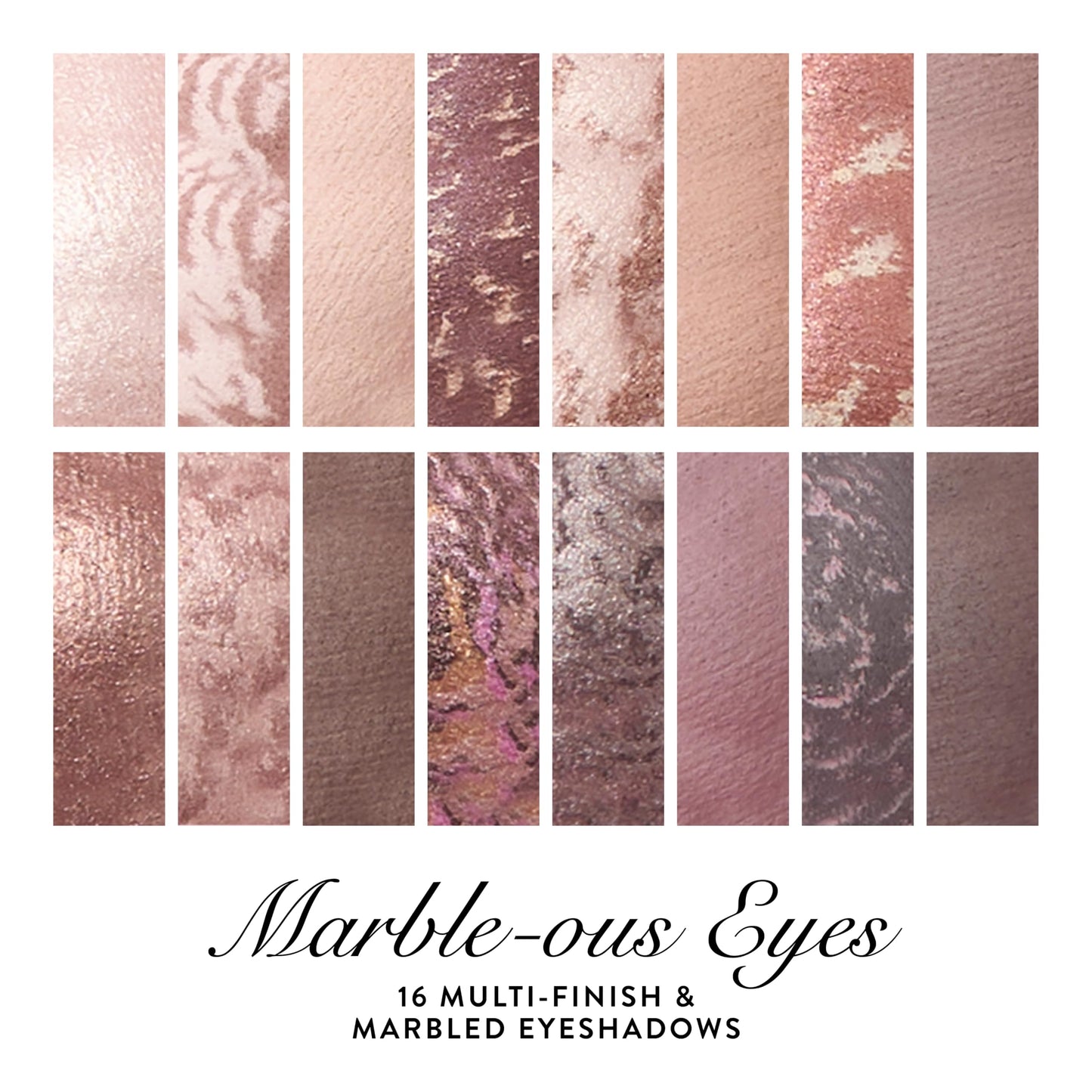 LAURA GELLER NEW YORK Marble-ous Eyes Eyeshadow Palette – 16 Multi-Finish Baked & Marbled Eyeshadows in Matte & Satin Finishes – Limited Edition Draper James Collaboration