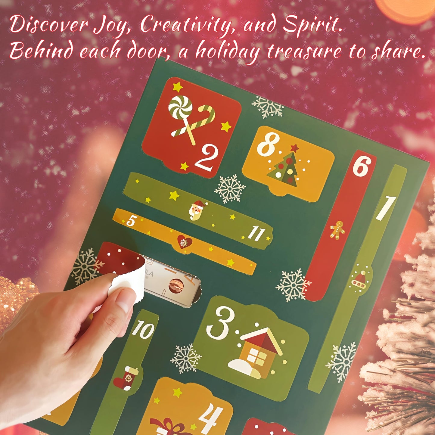 Makeup Advent Calendar 2025, 12 Days Christmas Makeup Gift Set for Women & Teens, Makeup Set Christmas Countdown Calendar, Make up Set for Girls, Holiday Surprise Make Up Kit for Women Full Kit